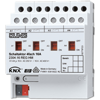 JUNG 2304.16 REGHM elektriska ställdon Vit