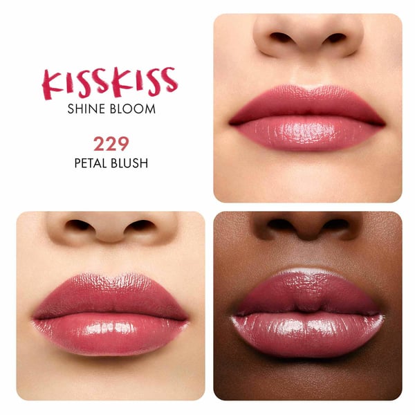 Miniatyrbild 5 av 5: Guerlain KissKiss Shine Bloom 229 Petal Blush