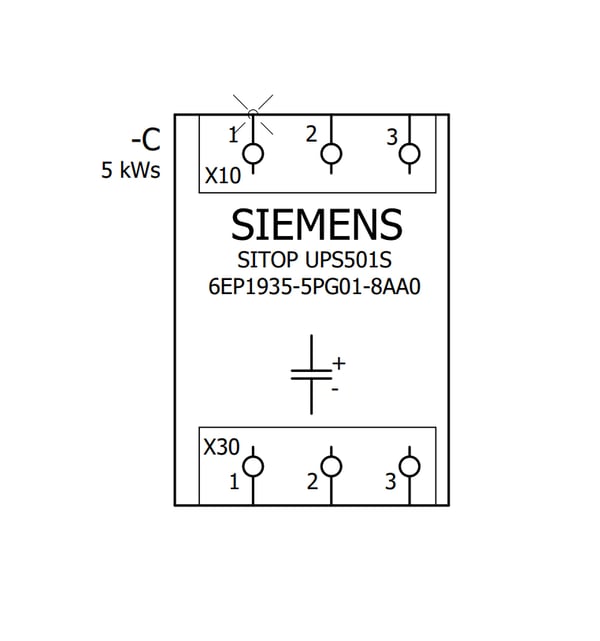 Siemens 6EP1935-5PG01-8AA0 UPS-enhed Standby (offline)