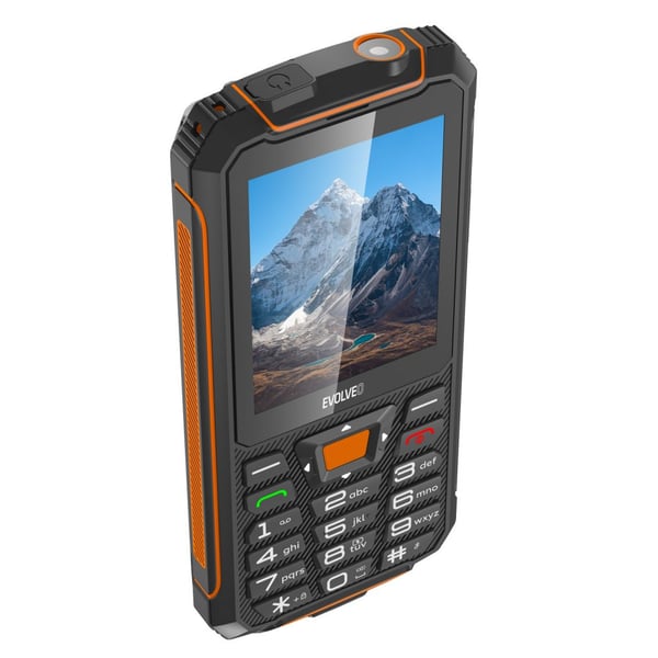 Miniatyrbild 3 av 8: Evolveo StrongPhone SPZ6OG mobiltelefoner 7,11 cm (2.8") 202 g Svart, Orange