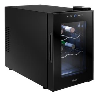 Tristar WR-7506 vinkøler Thermo vinkøler Fritstående Sort 8 flaske(r)