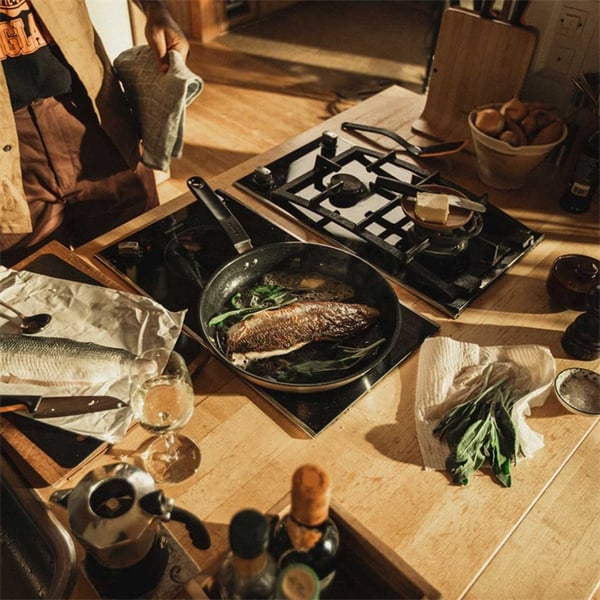 Miniatyrbillede 8 af 9: Fiskars 1072312 Functional Form Pfanne 280 mm Gourmet stegepande Rund
