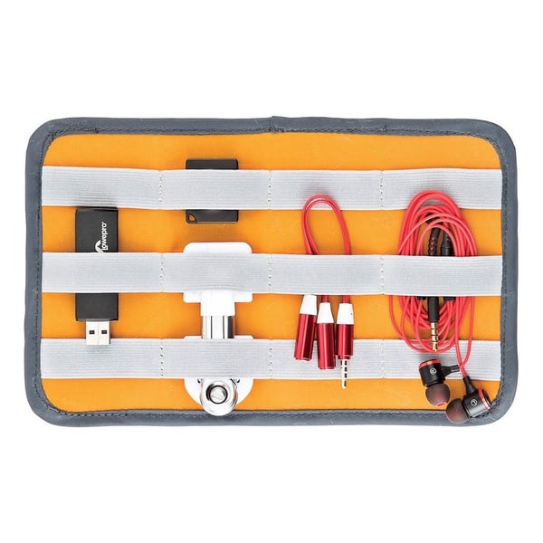 Lowepro GearUp Case Large Portmonnä Nylon, Ripstop Grå, Orange