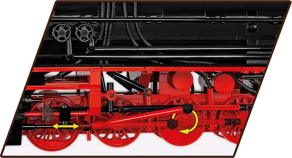 Miniatyrbillede 3 af 13: COBI DR BR 52 Steam Locomotive