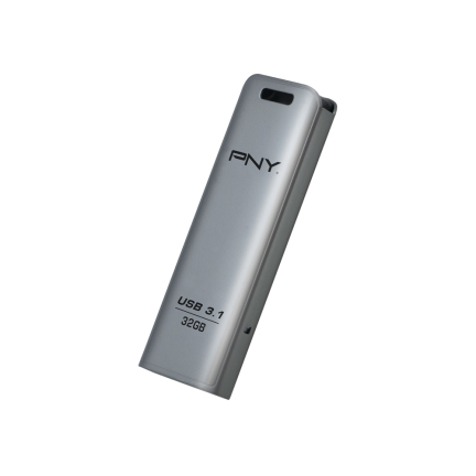 PNY FD32GESTEEL31G-EF USB-nøgle 32 GB 3.2 Gen 1 (3.1 Gen 1) Rustfrit stål