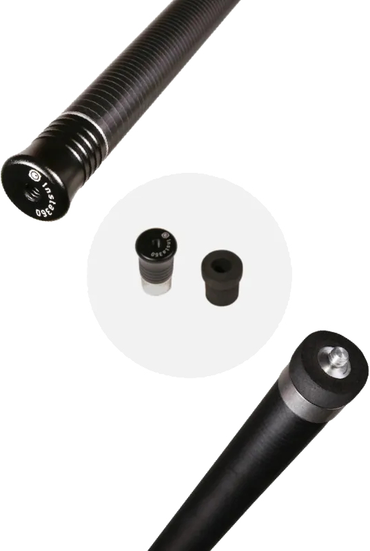 Insta360 Extended Edition selfiekeppi Kamera Musta, Hiili