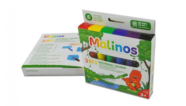 Miniatyrbild 3 av 9: Malinos 301036 krita 6 styck