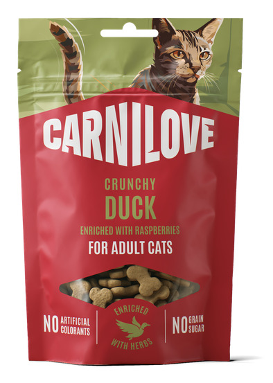 Miniatyrbillede 1 af 6: CARNILOVE CRUNCHY Kat Snacks And 50 g