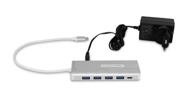 LMP 22366 gränssnittshubbar USB 3.2 Gen 1 (3.1 Gen 1) Type-C 5000 Mbit/s Silver