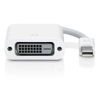 Apple MB570Z/B videokabel adapter Mini DisplayPort DVI Hvid