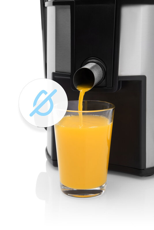 Eta Fresher II Juicecentrifug 800 W Svart, Rostfritt stål