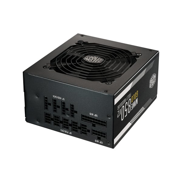 Cooler Master MWE Gold 850 - V2 Full Modular enhed til strømforsyning 850 W 24-pin ATX ATX Sort