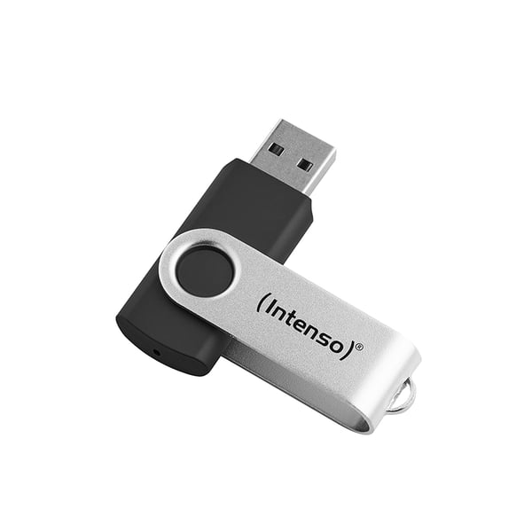 Pikkukuva 11 / 11: Intenso USB 64GB OFFICE LINE 3.2 Gen1 Silver-Black USB-muisti USB A-tyyppi 3.2 Gen 1 (3.1 Gen 1) Musta, Hopea