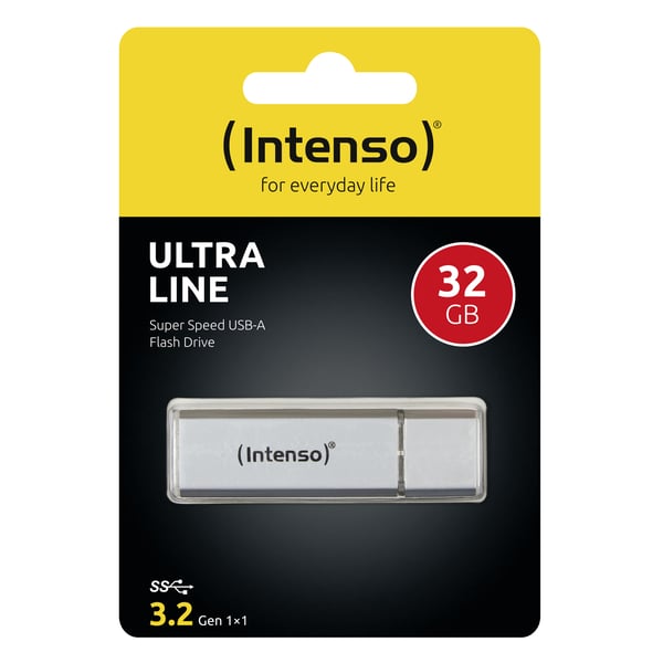 Miniatyrbillede 3 af 4: Intenso Ultra Line USB-nøgle 64 GB USB Type-A 3.2 Gen 1 (3.1 Gen 1) Sølv