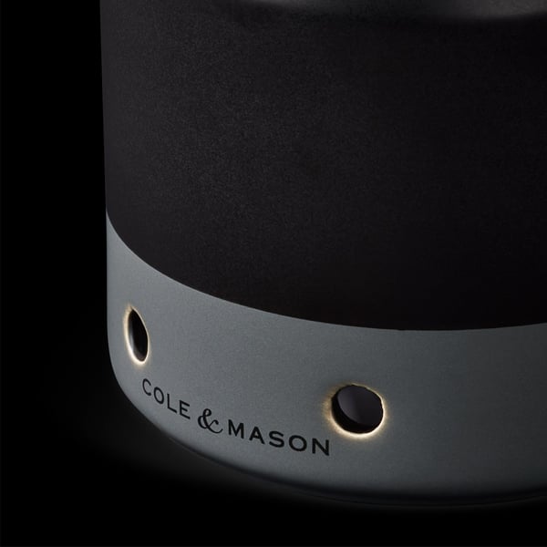 Cole & Mason H822135 glas Cylinder Stentøj Sort, Grå