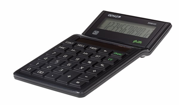 Miniatyrbillede 1 af 2: Genie 305 ECO regnemaskine Desktop Basis Sort