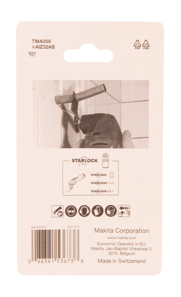 Makita B-64939-5 sågblad till sticksåg, dekupörsåg och tigersåg Bimetall 5 styck