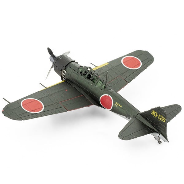 Pikkukuva 2 / 6: Metal Earth Mitsubishi Zero Lentokone Kokoamispakkaus