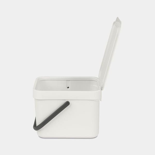 Miniatyrbillede 6 af 7: Brabantia Sort & Go 6 L 1 kurv(e) Grå