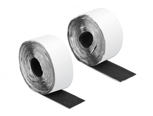 DeLOCK 19073 kardborrefäste Plast Svart 1 styck