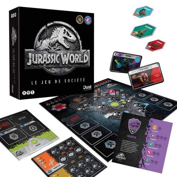 Pikkukuva 10 / 11: Just Games Jurassic World 60 min Lautapeli Matkailu-/seikkailupeli