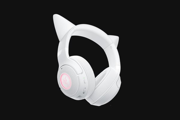 Miniatyrbillede 4 af 6: Razer Kraken Kitty V2 BT Headset Trådløs Spil Bluetooth Hvid