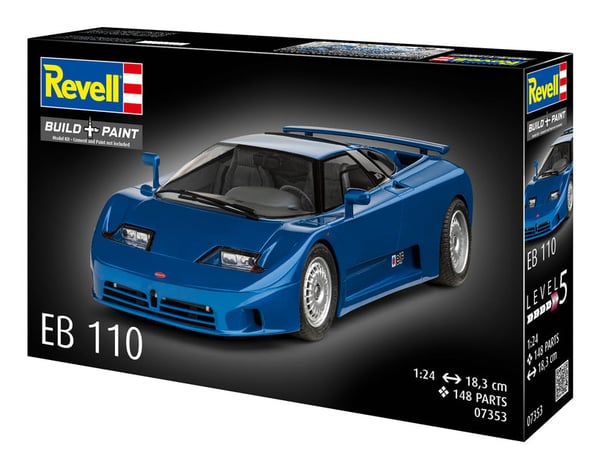 Miniatyrbillede 6 af 6: Revell EB110 Bilmodelsæt Monteringssæt 1:24