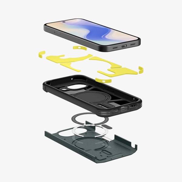 Pikkukuva 3 / 6: Spigen Tough Armor (Mag Fit) matkapuhelimen suojakotelo 16 cm (6.3") Suojus Tummanvihreä