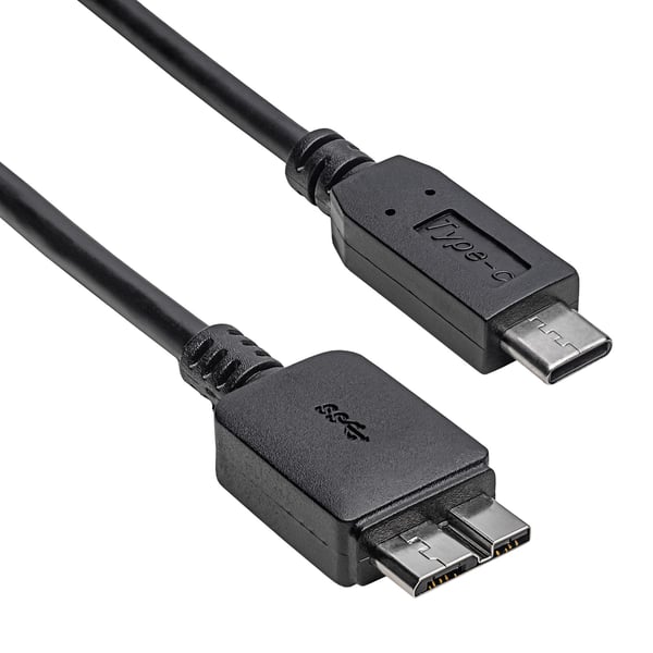 Akyga AK-USB-44 USB-kabel USB 3.2 Gen 1 (3.1 Gen 1) 1 m USB C Micro-USB B 15 W Sort
