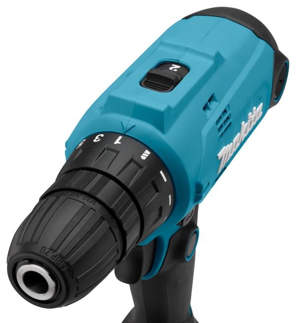 Makita DF0300 bor 1500 rpm Nøglefri 1,2 kg Sort, Blå