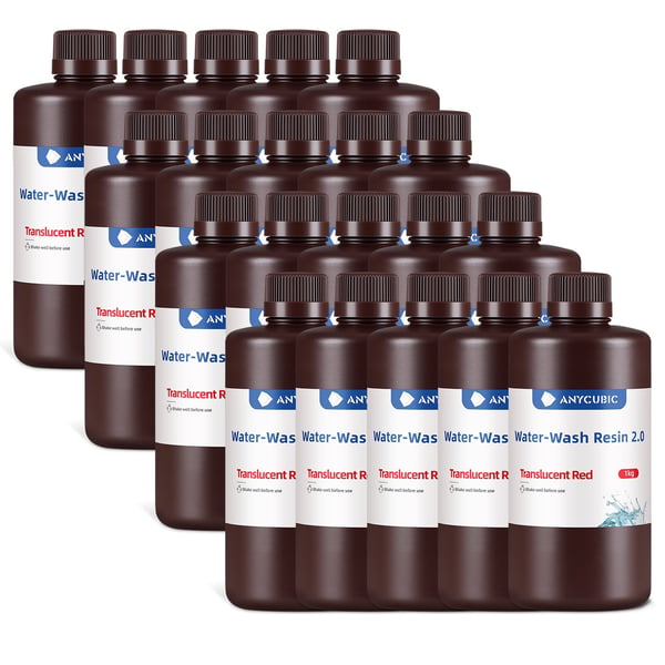 Anycubic Water-Wash Resin 2.0 Resin, Fotopolymer Flerfarvet 1 kg