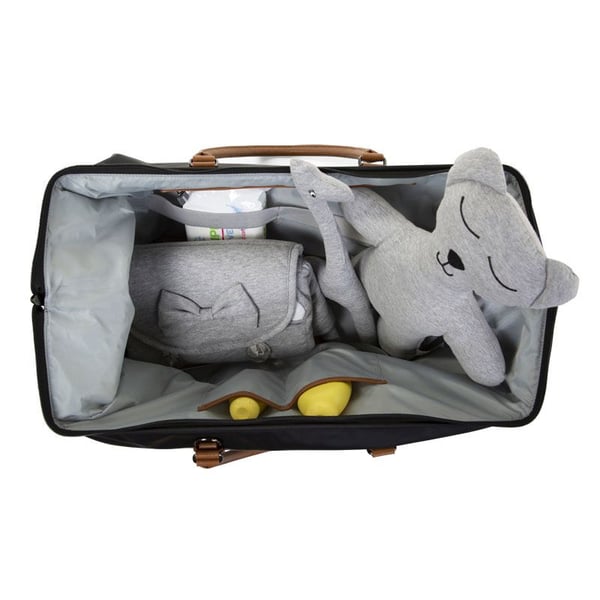 Miniatyrbillede 5 af 7: Childhome CWMBBBLGO fodmuffe til klapvogn Taskearrangør Nylon, Polyester Sort, Guld