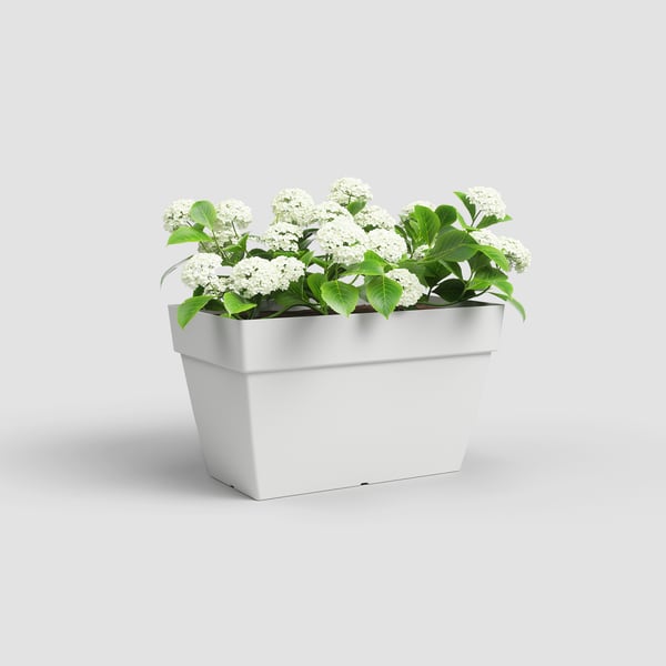 Pikkukuva 8 / 8: Artevasi Capri Xl Plant Box Valkoinen 2 kpl