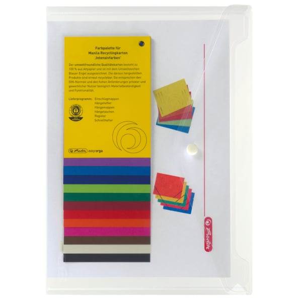 Miniatyrbillede 2 af 3: Herlitz 10657930 folder Polypropylen (PP) Transparent A4