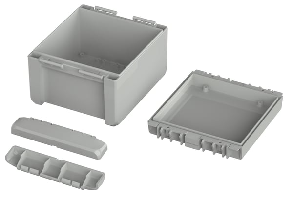 Bopla B 141309 ABS 7035 elektrisk skab IP66, IP68
