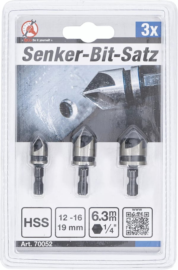 BGS technic Countersink Bit Set