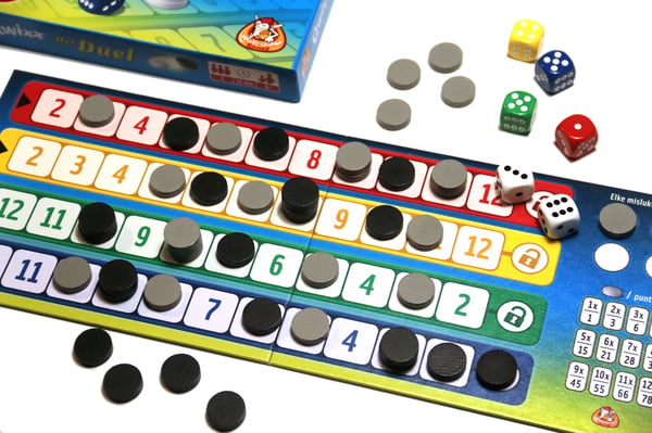 Miniatyrbillede 2 af 6: White Goblin Games Qwixx: Het Duel Brætspil Spille