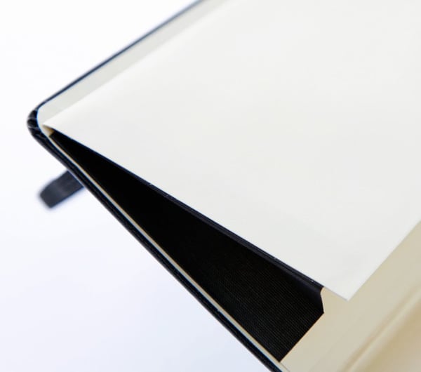 Miniatyrbillede 2 af 3: Moleskine QP616 blok og notesblok A5 192 ark Sort