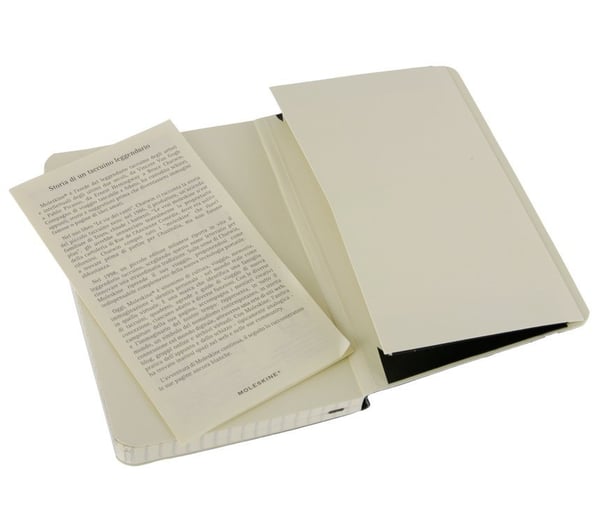 Miniatyrbillede 2 af 3: Moleskine 40122 blok og notesblok 192 ark Sort