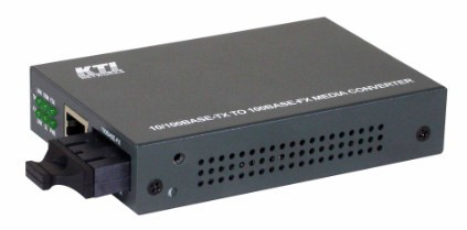 Miniatyrbillede 2 af 6: KTI Networks KC-300D netværksomformer til medie 100 Mbit/s 1310 nm Multitilstand