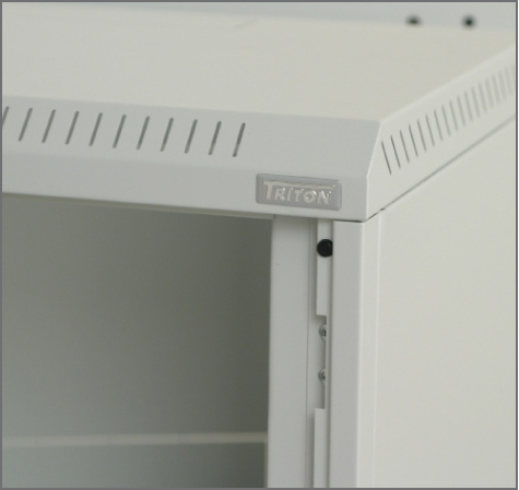 Triton 19" Rack Wall-mount 4U/250 glass door Vægmonteret stativ Grå