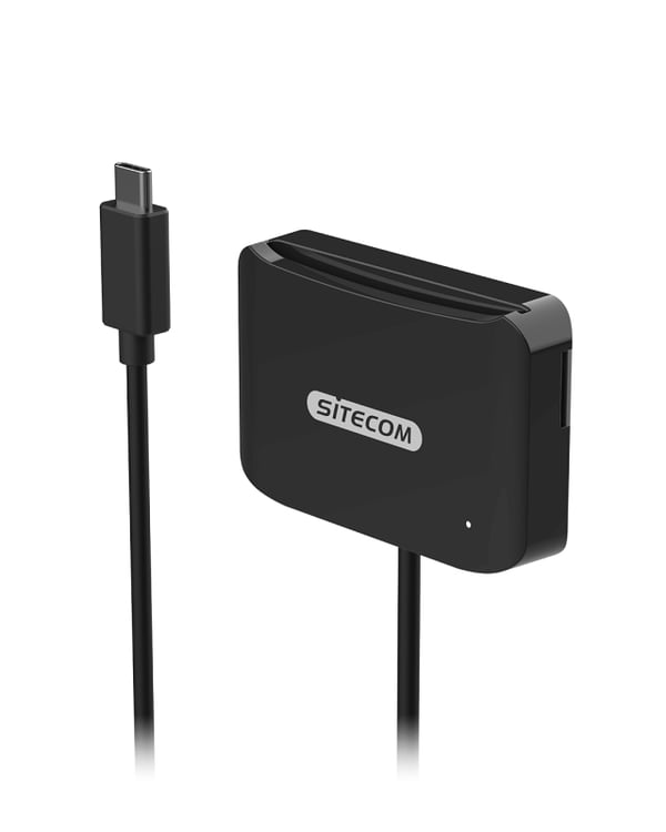 Sitecom MD-1002 kortinlukija USB 2.0 Type-C Musta