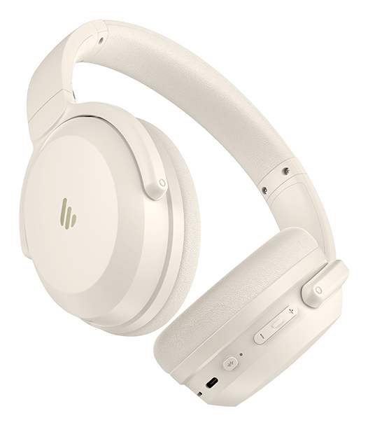 Edifier WH700NB Pro Headset Kabel & trådløs Musik/hverdag USB Type-C Bluetooth Elfenben
