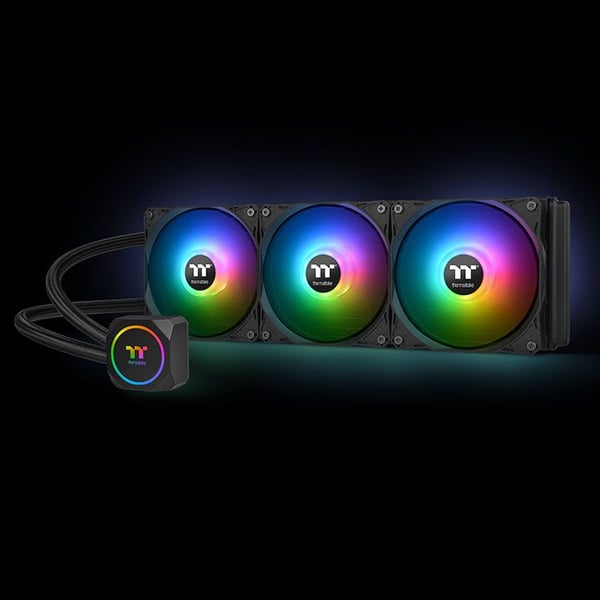 Miniatyrbild 5 av 7: Thermaltake TH360 ARGB Sync Processor Allt-i-ett vätskekylare Svart