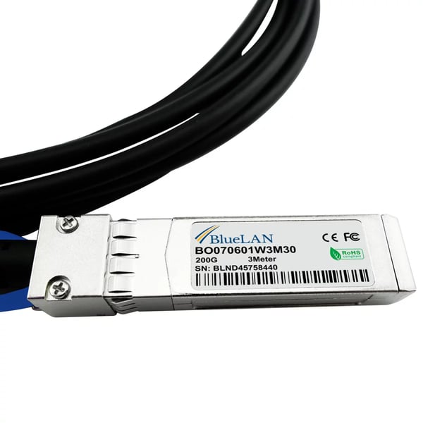 BlueOptics P06248-B21-BL InfiniBand og fiberoptisk kabel 1 m QSFP56 4xSFP56 Sort