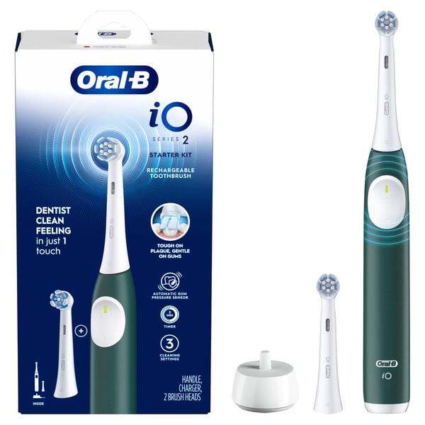 Miniatyrbild 1 av 10: Oral-B 615204 elektriska tandborstar Vuxen Vibrerande tandborste Grön