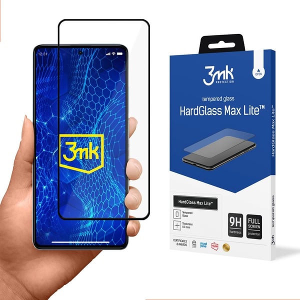 Härdat glas för Xiaomi Redmi Note 12 Pro 9H från 3mk HardGlass Lite-serien