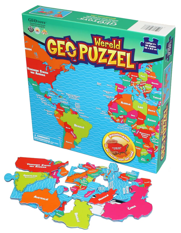 Geotoys .306NL puslespil 68 stk Kort