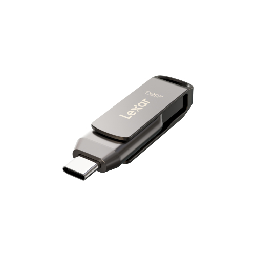 Miniatyrbillede 2 af 3: Lexar JumpDrive LJDD400256G-BNQNG USB-nøgle 256 GB USB Type-C 3.2 Gen 1 (3.1 Gen 1) Grå