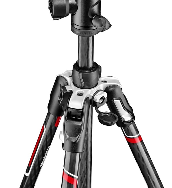 Miniatyrbild 11 av 12: Manfrotto MKBFRTC4-BH stativ Handhållna videokamera 3 ben Svart, Silver